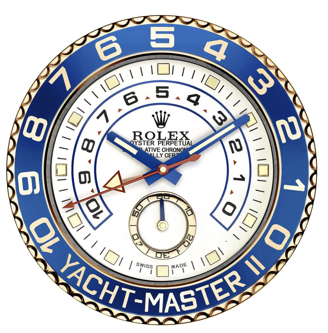 Yacht Master II blue & gold